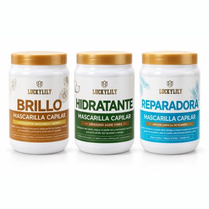 Mascarillas capilares Luckylily Brillo, Hidratante y Reparadora