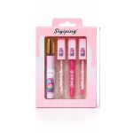 Set fragancia y lip gloss Syiping rosado